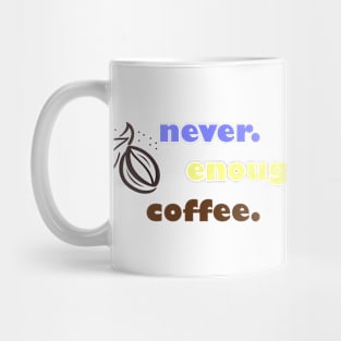 Caffeine is never enough in my coffee Mug